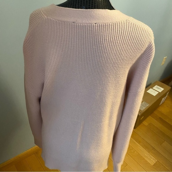 Ballet pink button down cardigan - Picture 2 of 5